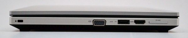 HP ProBook 5330m - Left Ports