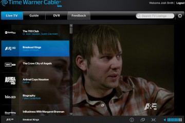 Time Warner Cable for Notebooks Live TV