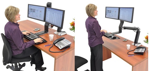 Ergotron Workfit A A Refined Sit Stand Desk For Your Office