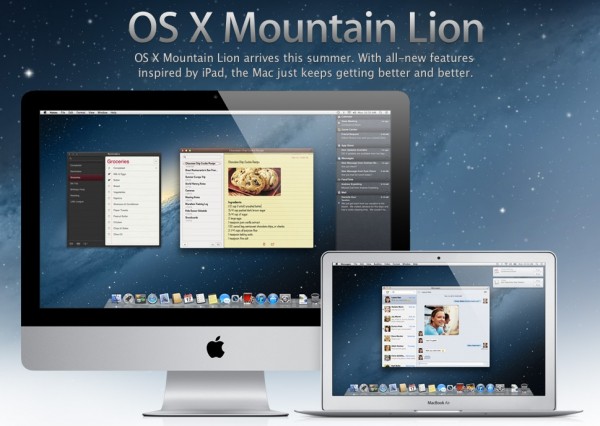 Mac OS X 10.8 Mountain Lion