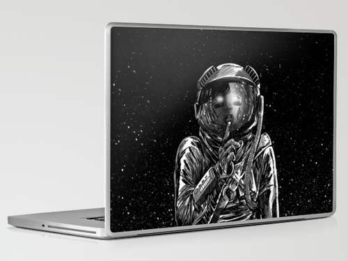 The Secrets of Space Laptop Skin