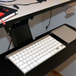 Ergotron WorkFit-D Review - Keyboard tray