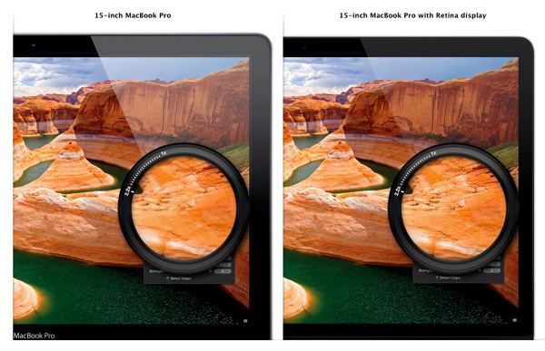 retina display comparison macbook pro