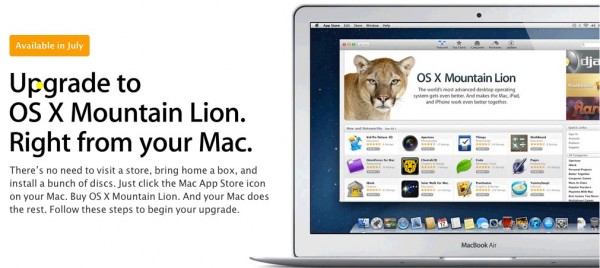 mountain lion will ship july 25