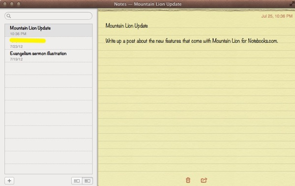 Notes on mountain lion