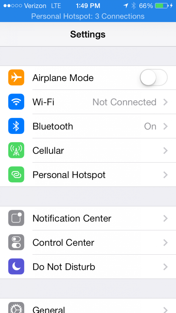 How To Share IPhone Internet With A Notebook