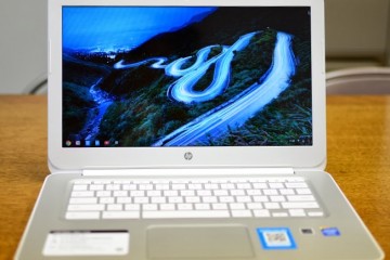 hp chromebook 14 front open