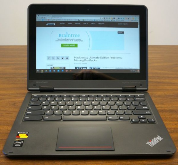 Lenovo Thinkpad Yoga 11e Chromebook Review Great Rugged Chromebook 2289