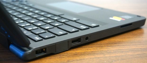 lenovo thinkpad yoga 11e chromebook left