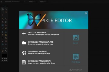pixlr editor web app