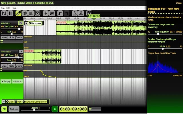 audio editor for chromebook