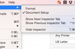 Hide Inspector to hide the right sidebar in Pages for OS X.