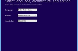 Windows 10 Setup Tool language
