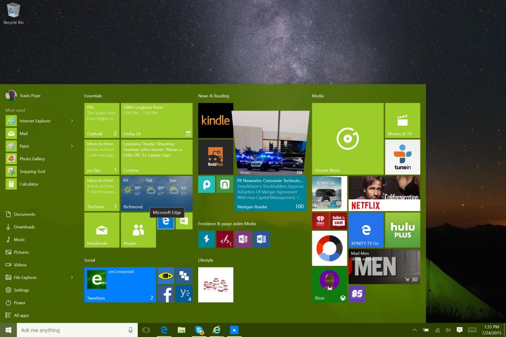 Try windows 10. Try windows 10
