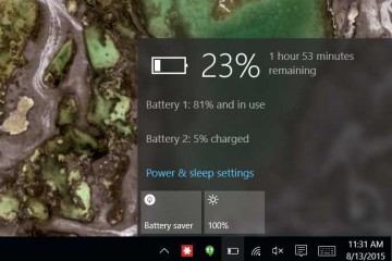 Lenovo T450s battery life indicator