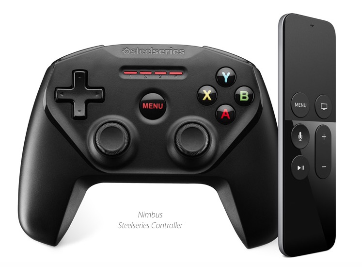 appl tv steel series nimbus game controller