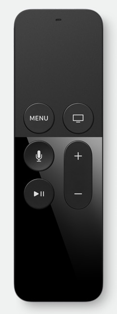 apple tv remote with siri