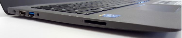 acer aspire one cloudbook 14 left side ports