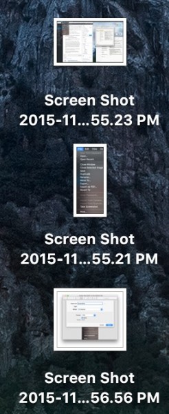 Screenshots on OS X