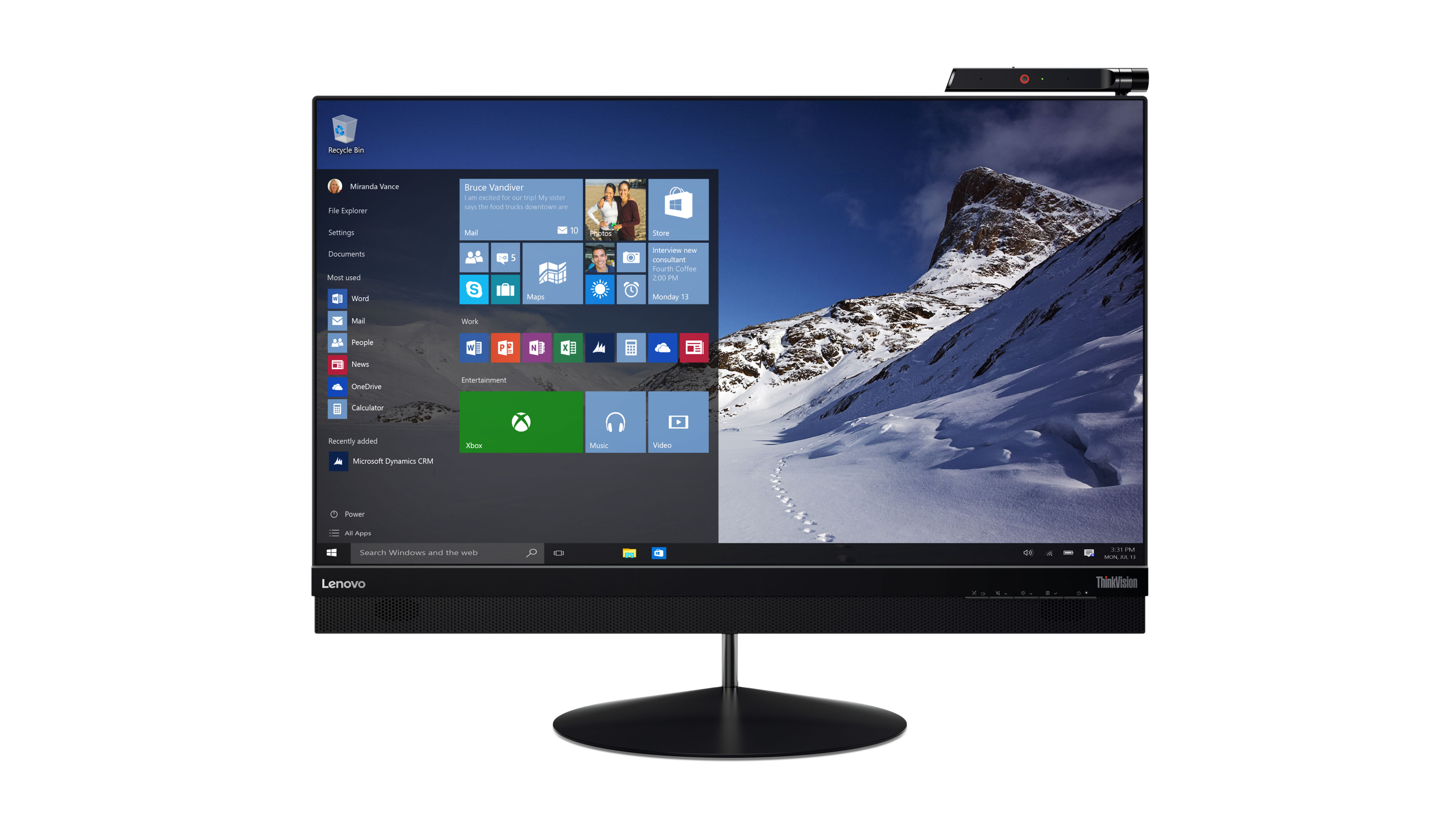 Lenovo Introduces Wireless Displays And Ultra thin Bezels