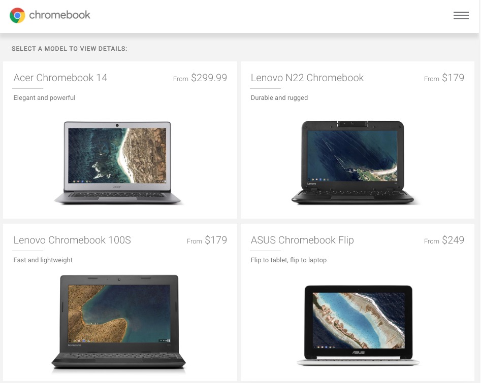 chromebooks in play store