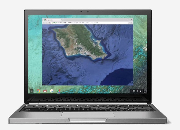 chromebook pixel front