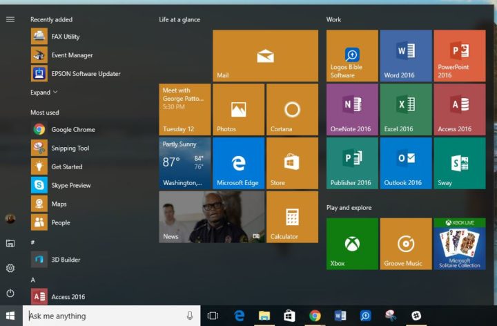 windows-10-start-menu