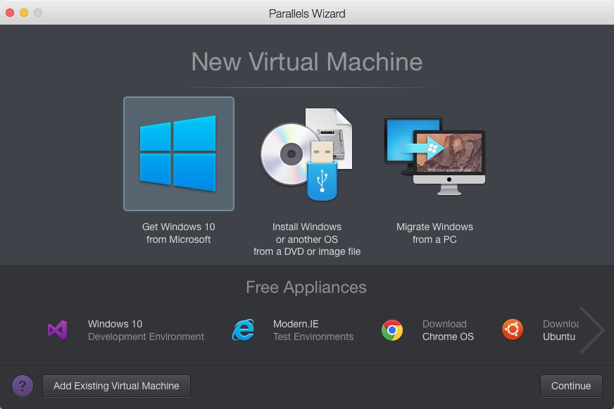 parallels toolbox windows 10