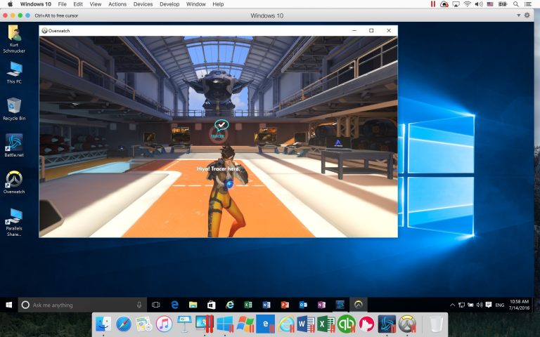 can you play windows games on mac with parallels