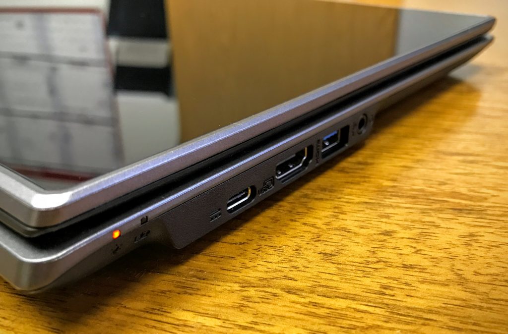 acer chromebook 14 for work left port