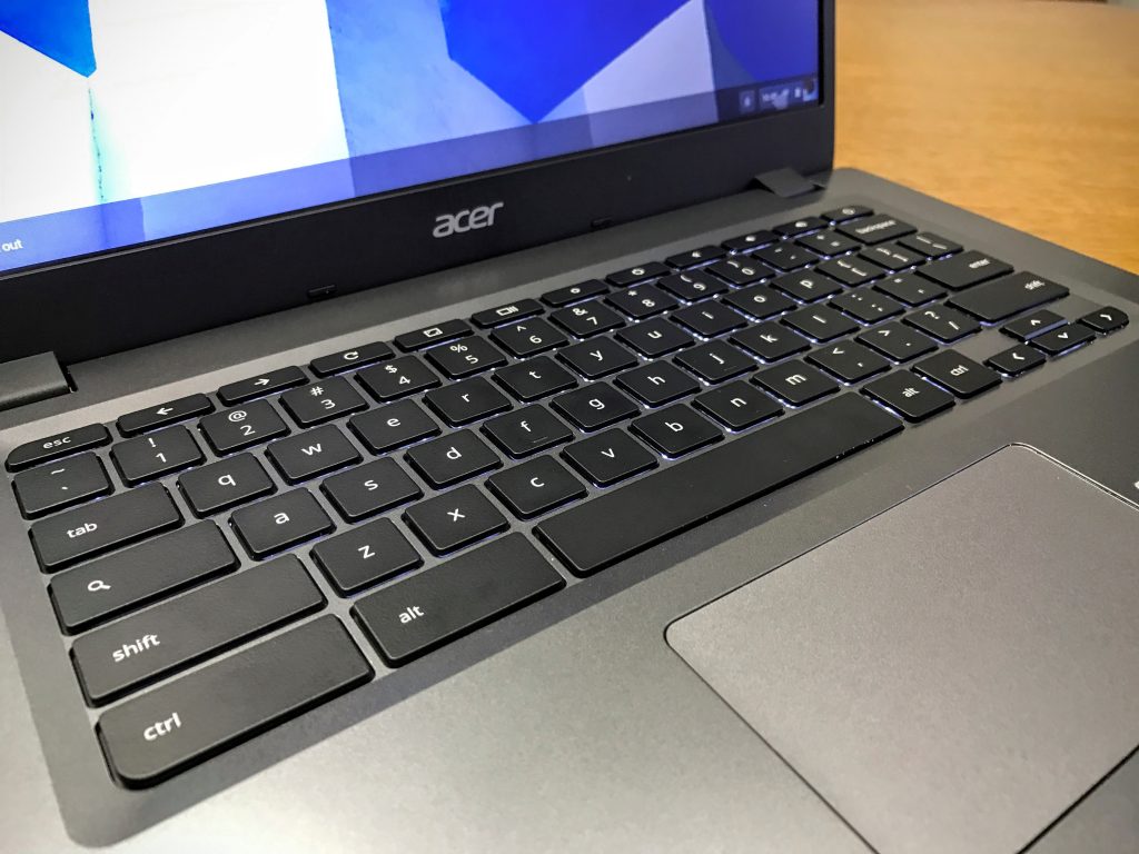 acer chromebook 14 for work keyboard and trackpad