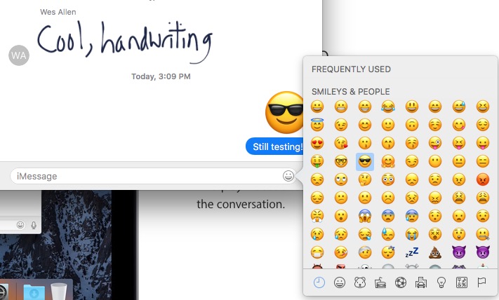 big emojies in messages