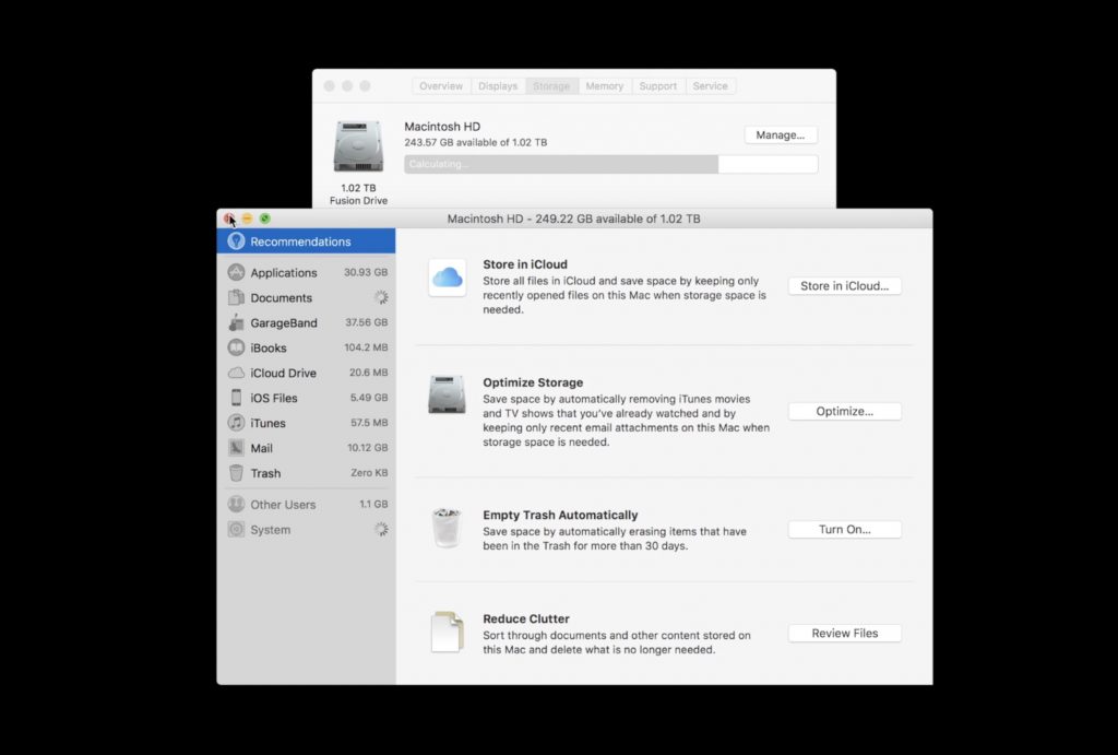 start up disk is full on mac