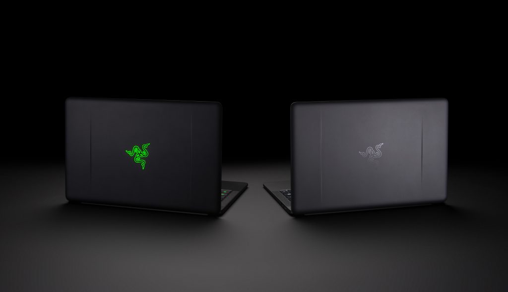 The 2017 Razer Blade Stealth in black and a new professional Gunmetal color. 