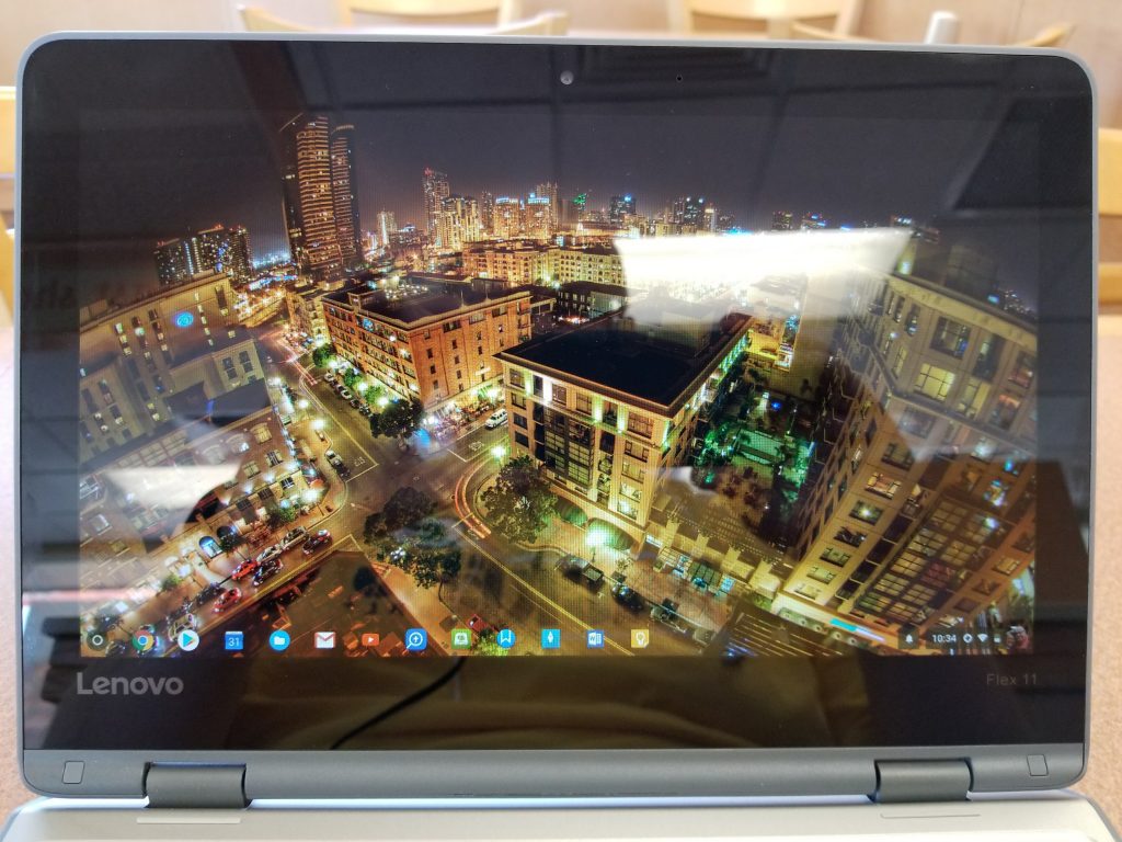 Lenovo Flex 11 Chromebook antiglare display