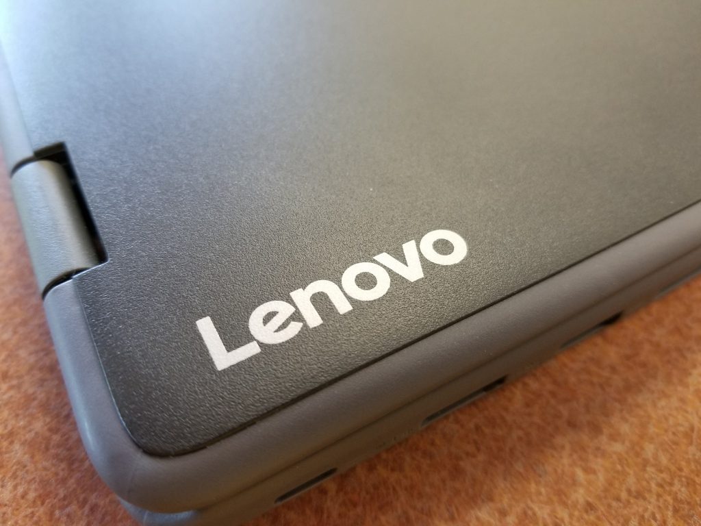 Lenovo Flex 11 Chromebook branding