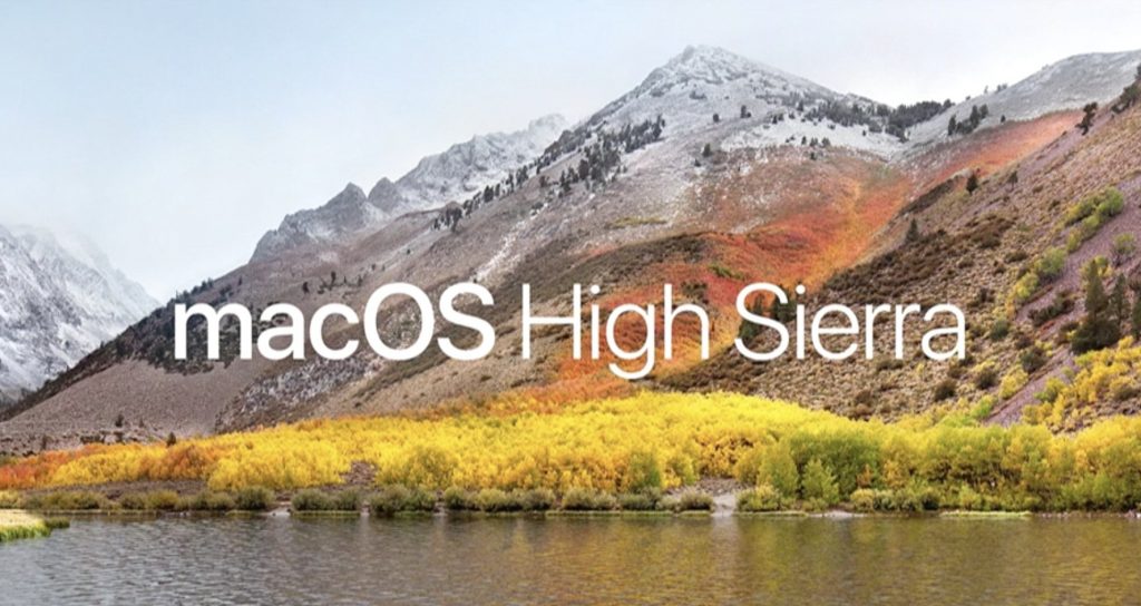 macos high sierra initial release date