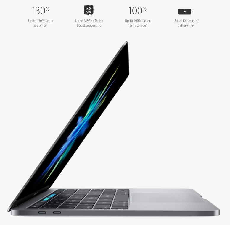 performance improvements macbook pro kaby lake